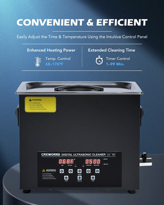  Limpiador ultrasónico digital 10L Máquina de limpieza por  ultrasonido YM-410A Ultra Sonic Tank Piezas de baño para relojes dentaduras  y equipos dentales (enchufe de EE. UU.) : Industrial y Científico