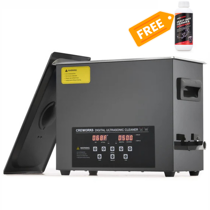 Ultrasonic Cleaning: Professional Ultrasonic Machine with Heater, Timer, and Dual Mode 6L