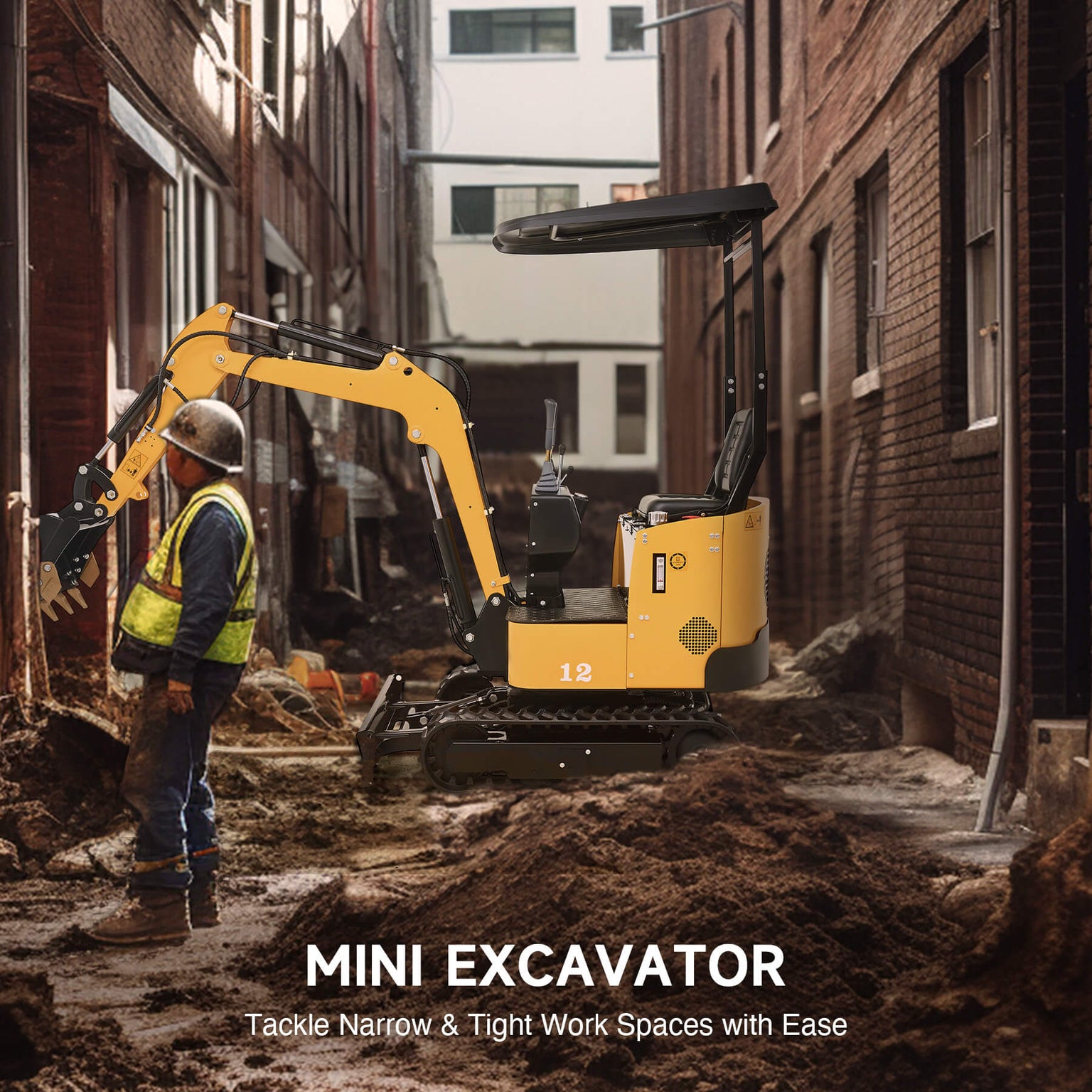 Top Compact & Mini Excavator Diggers — Creworks Equipment