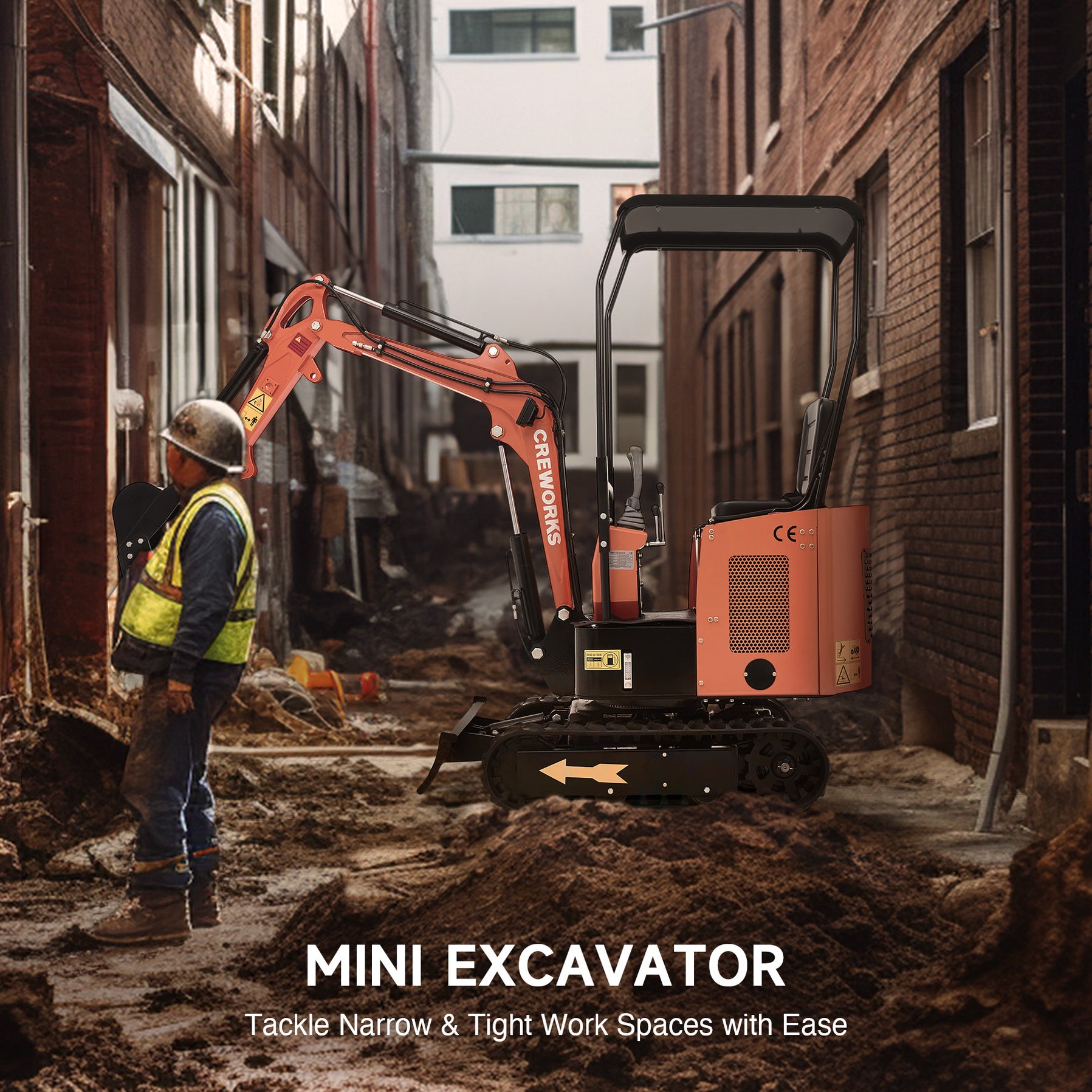 Top Compact & Mini Excavator Diggers — Creworks Equipment