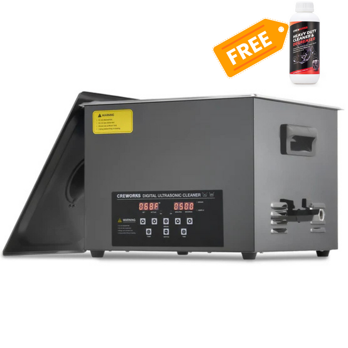 Ultrasonic Cleaning: Professional Ultrasonic Machine with Heater, Timer, and Dual Mode 15L