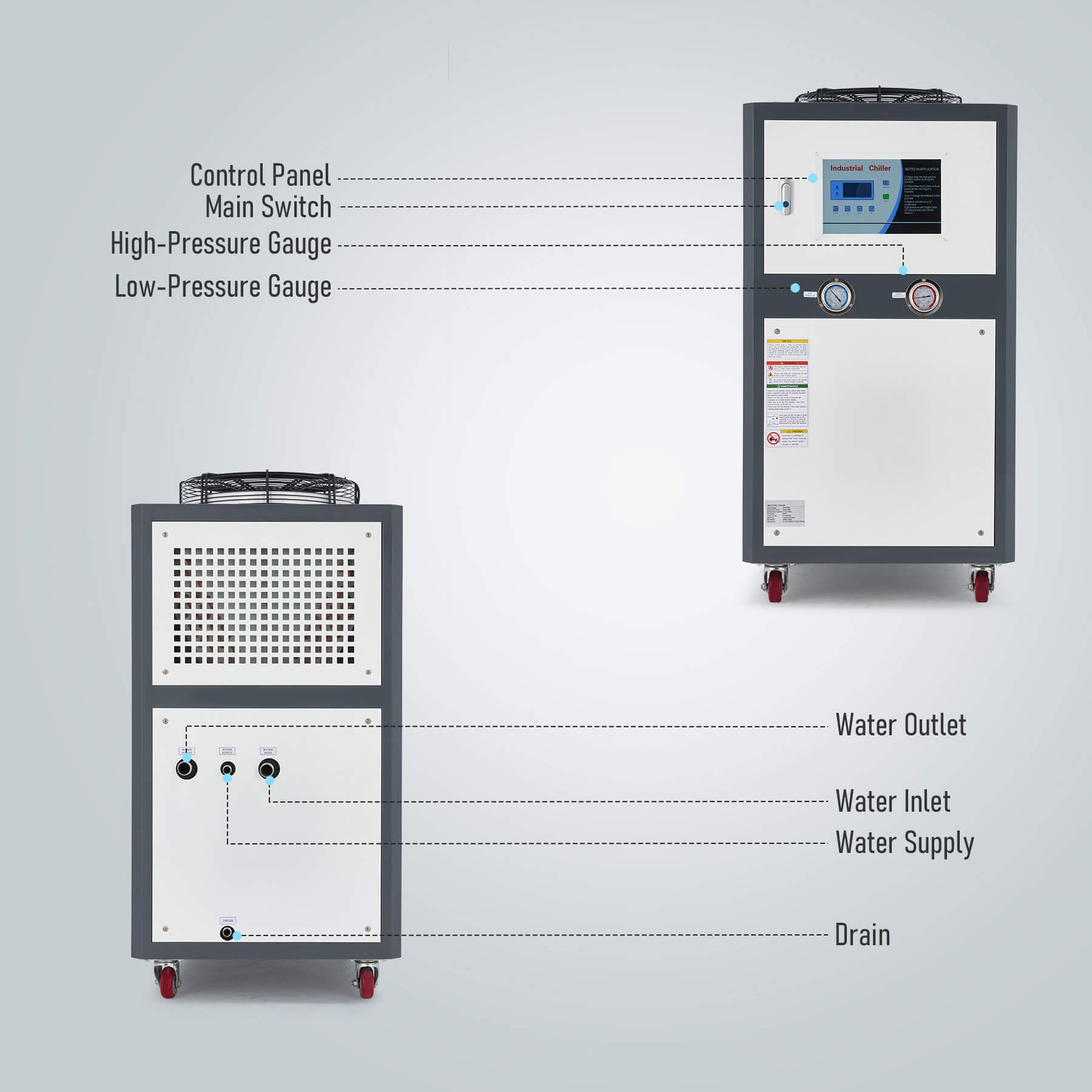 5.1 Ton Water Chiller for Laser & CNC Chiller — Creworks Equipment