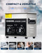 CREWORKS Ultrasonic Cleaner with Heater and Timer, 0.85 gal. Stainless Steel 120W Ultrasonic Cleaning Machine, Sonic Cavitation Machine with Knobs for Professional Jewelry Watch Glasses Cleaning More