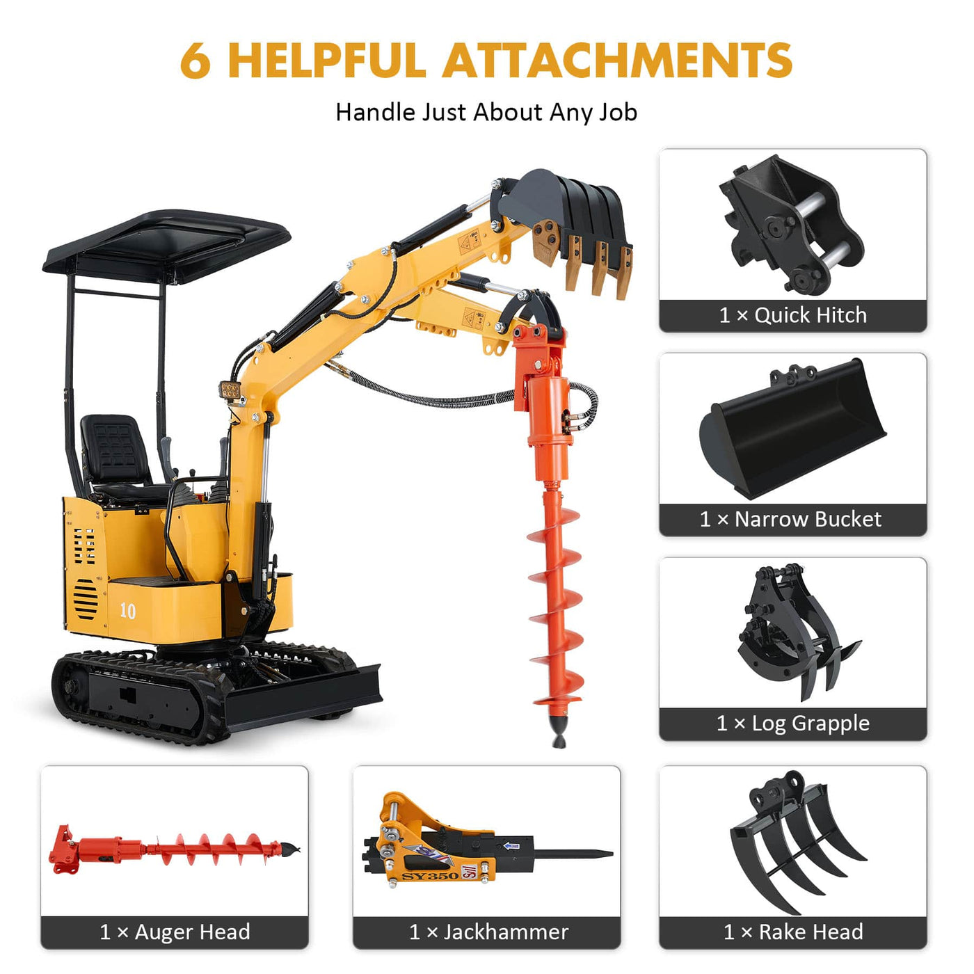 Battery-Powered Mini Excavator: Farm Ops, Trenching, Cleaning, Drillin ...