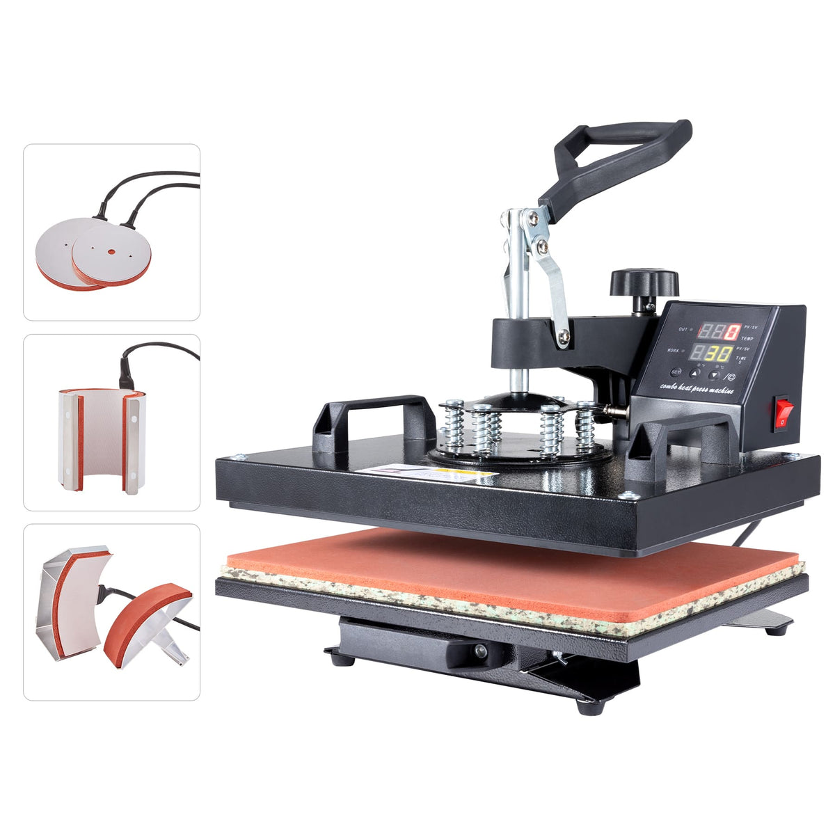 5 In 1 Vision Media Combo Heat Press Machine at Rs 8000